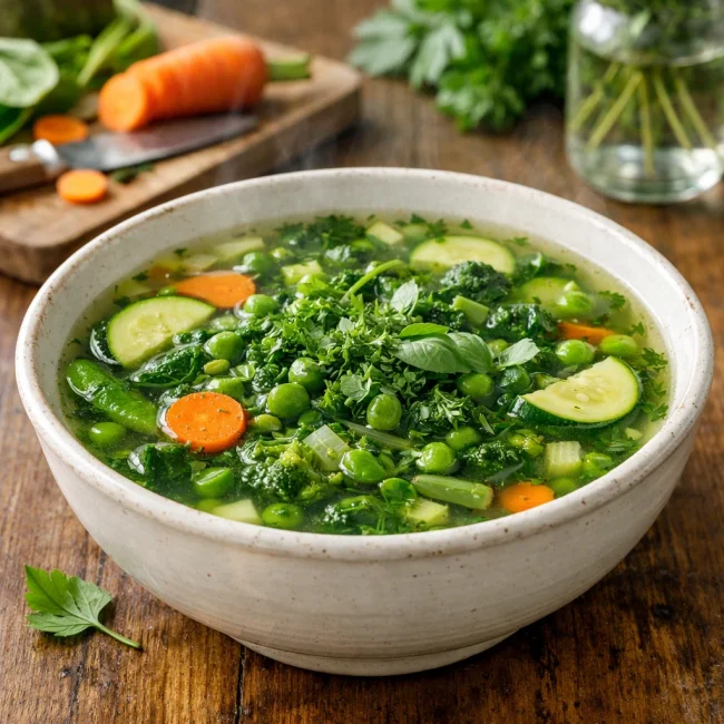 Garden Greens Diet Soup