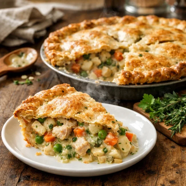 Garden Herb Chicken Pot Pie