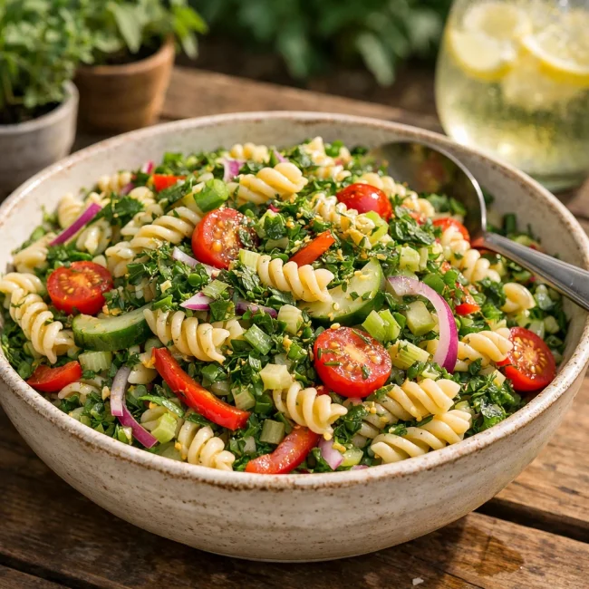 Garden Herb Pasta Salad