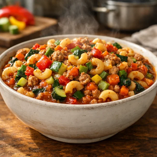 Garden Vegetable American Chop Suey