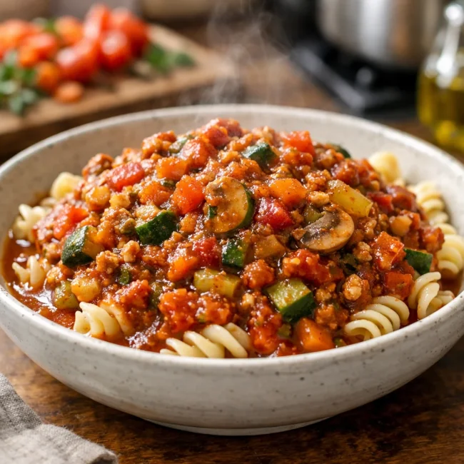 Garden Vegetable Bolognese