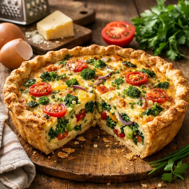 Garden Veggie Quiche