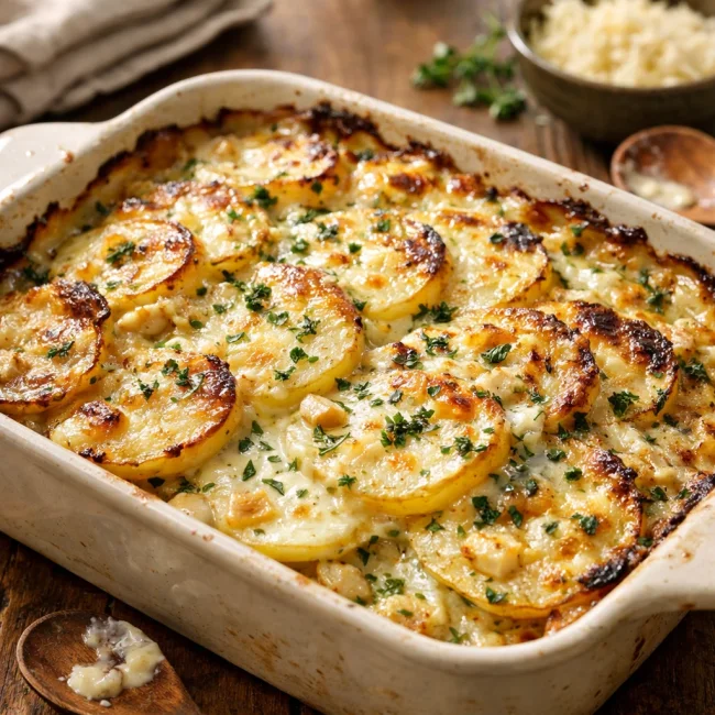 Garlic & Herb Scalloped Potatoes