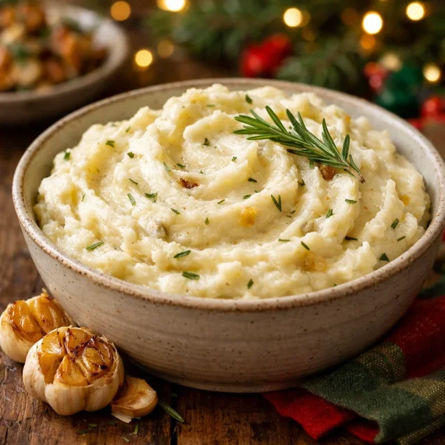Garlic and Rosemary Mashed Potatoes