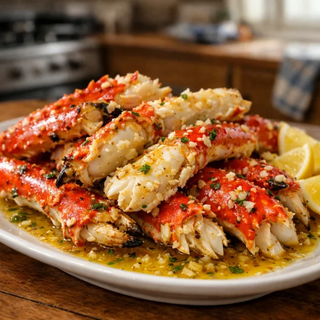Garlic Butter King Crab Legs