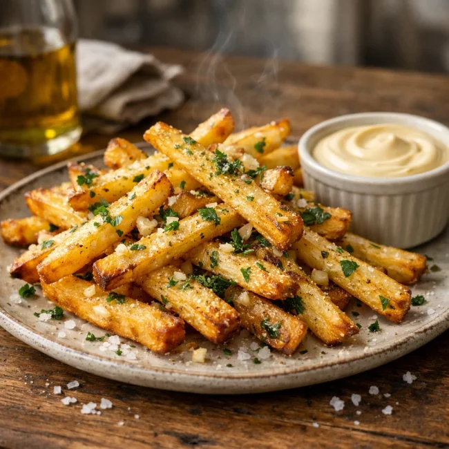 Garlic Herb Truffle Fries