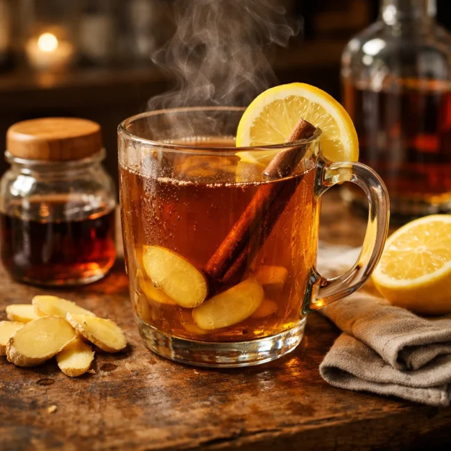Ginger Maple Hot Toddy