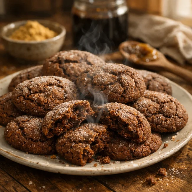 Ginger-Spiced Molasses Cookies