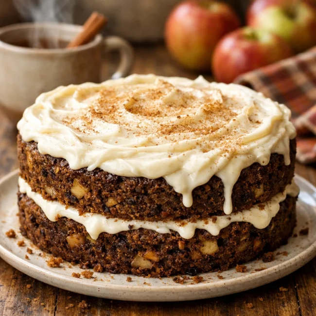 Gingerbread Spiced Apple Cake