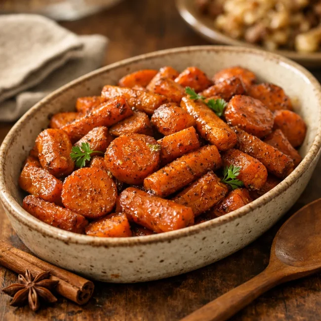 Gingerbread Spiced Carrots