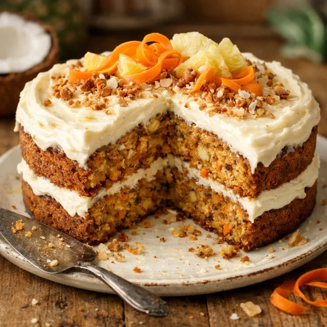 Gluten-Free Tropical Carrot Cake