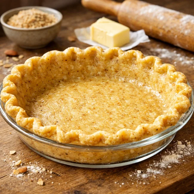 Golden Almond Pie Crust
