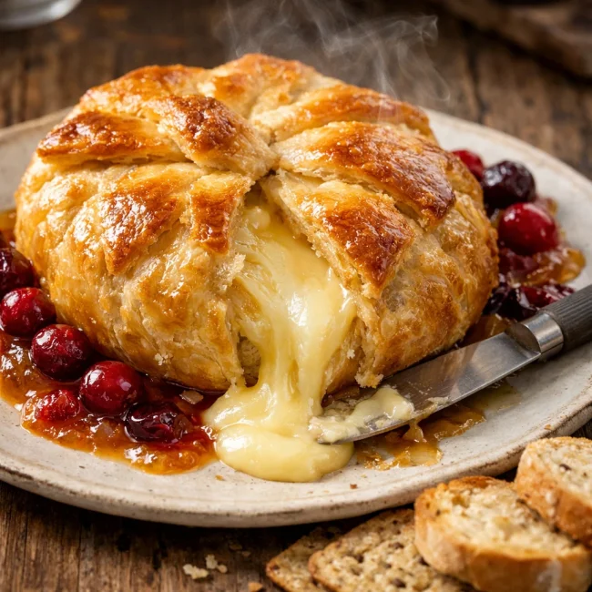 Golden Baked Brie