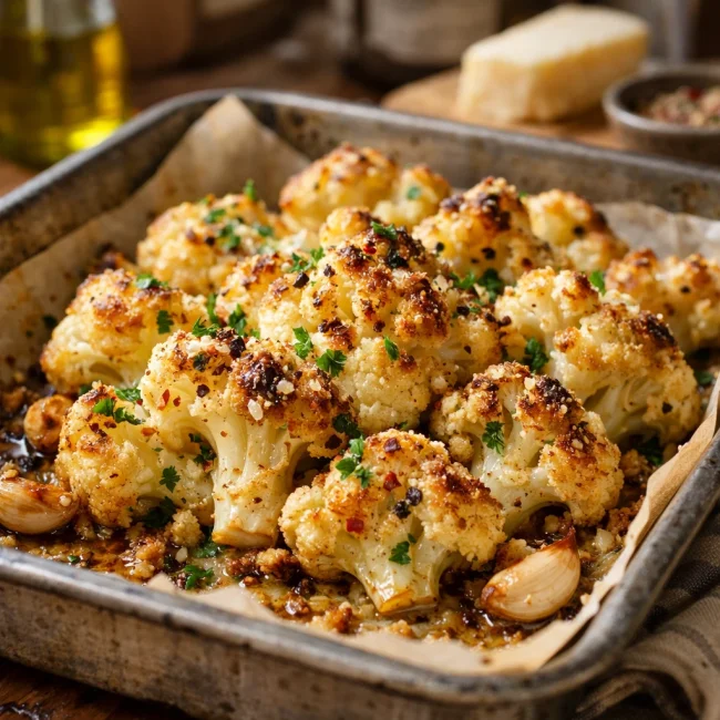 Golden Baked Cauliflower Delight