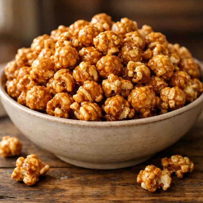 Golden Caramel Popcorn