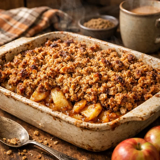 Golden Chai Apple Crisp