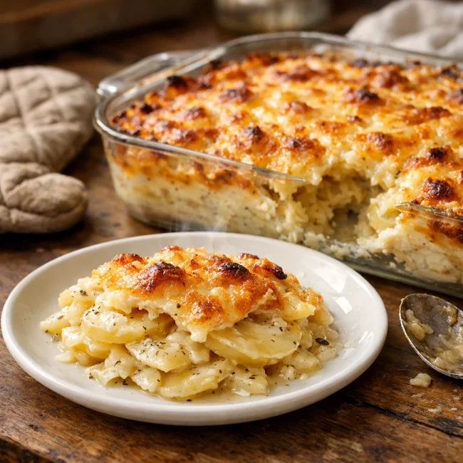 Golden Crispy Potato Casserole