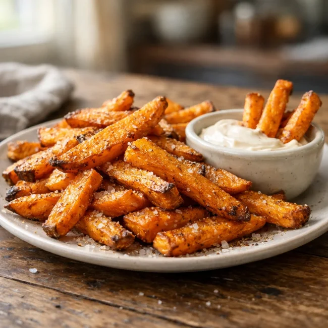 Golden Crispy Sweet Potato Fries