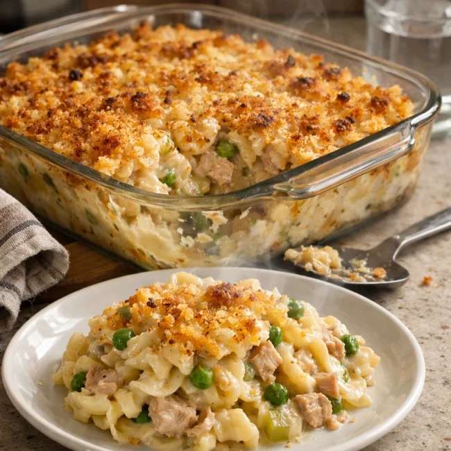 Golden Crunch Tuna Casserole