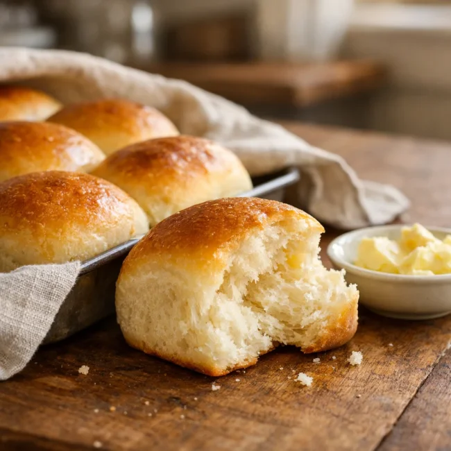 Golden Dinner Rolls