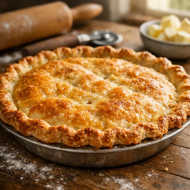 Golden Flaky Pie Crust