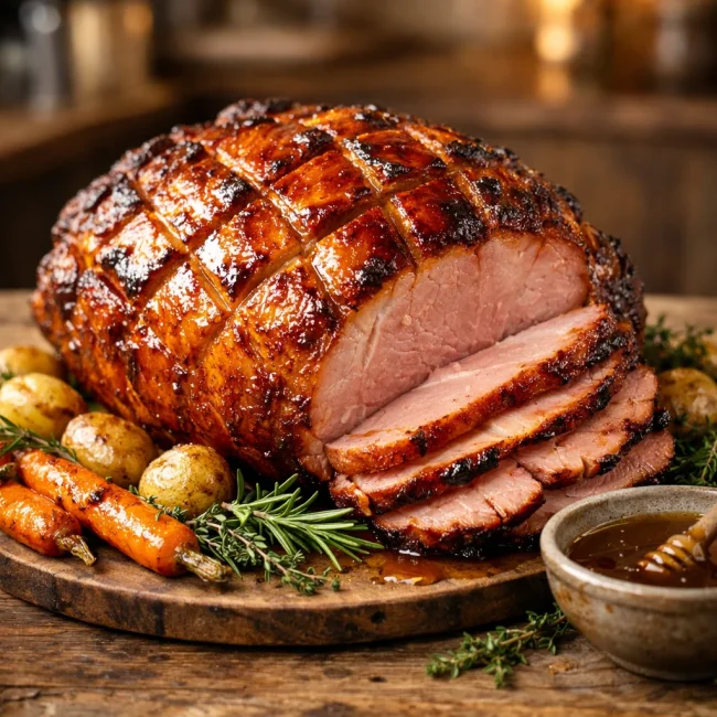 Golden Glazed Ham
