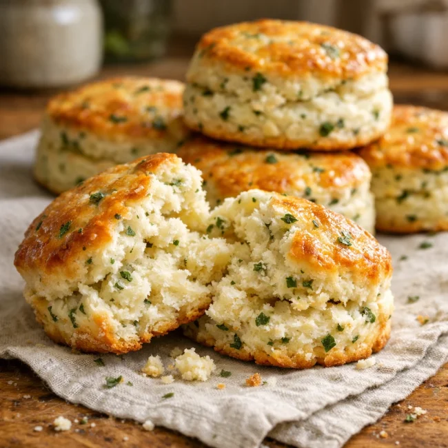 Golden Herb Biscuits