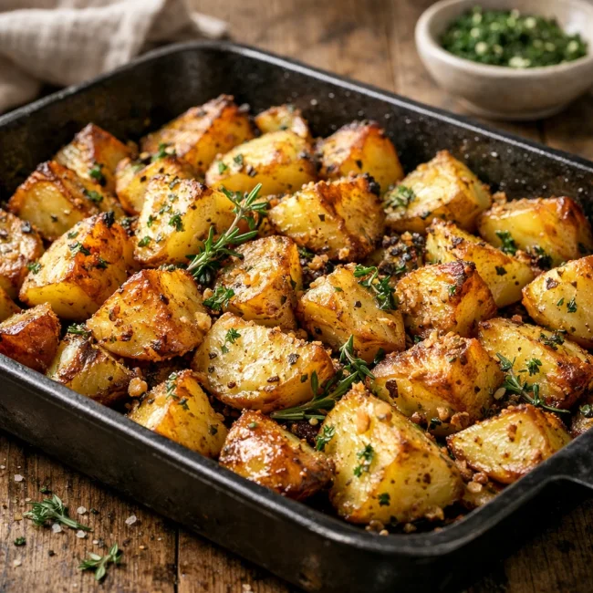 Golden Herb-Roasted Potatoes