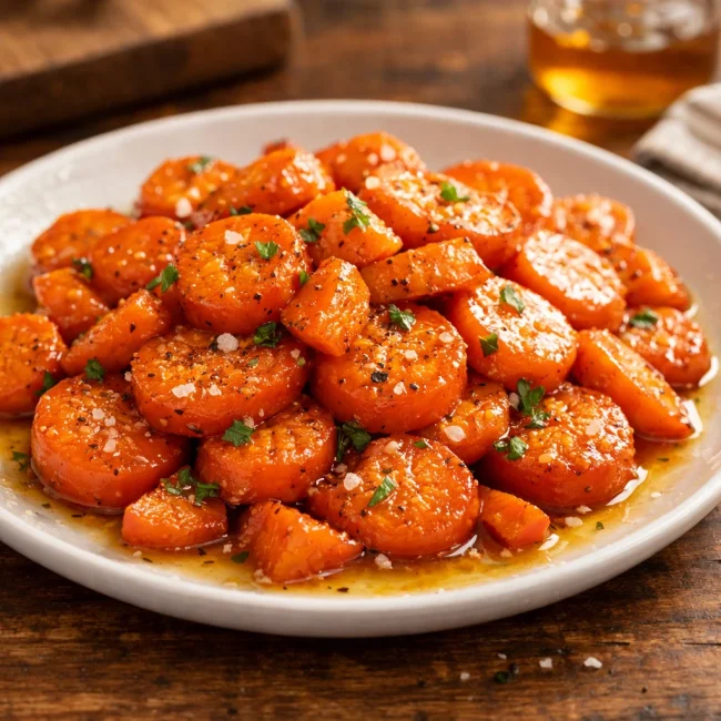Golden Honey Buttered Carrots