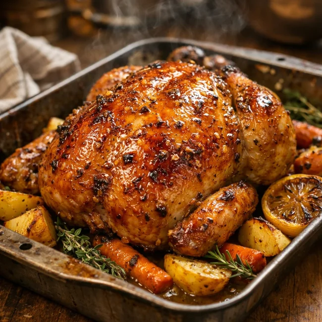 Golden Honey Glazed Chicken