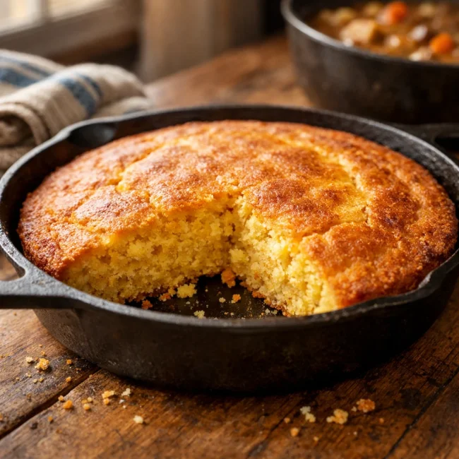 Golden Southern Cornbread