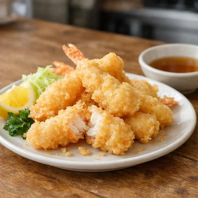 Golden Tempura Shrimp