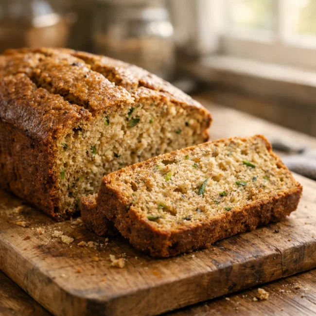 Golden Zucchini Spice Bread