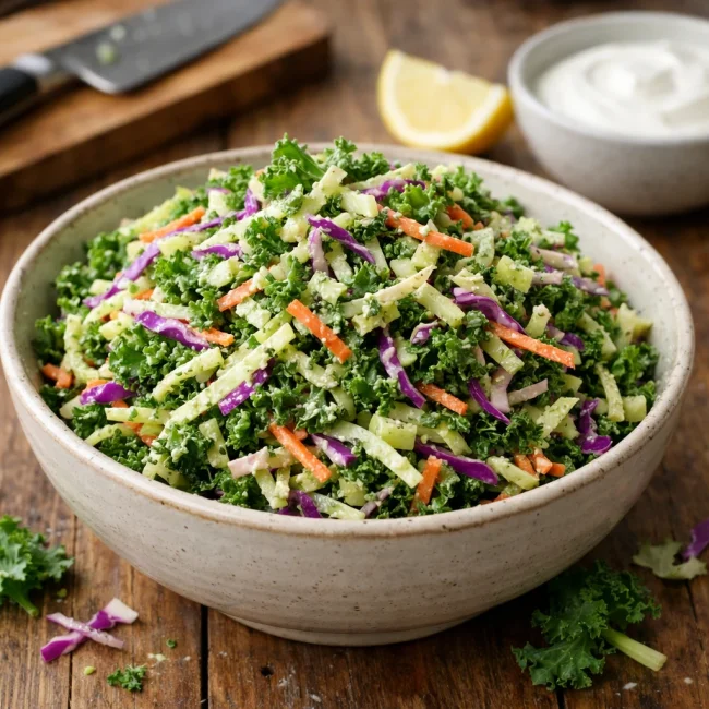 Gourmet Kale Coleslaw