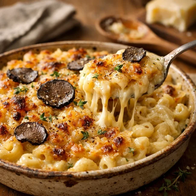 Gourmet Truffle Macaroni and Cheese