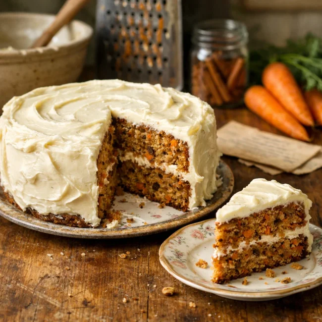 Grandma's Heirloom Carrot Cake