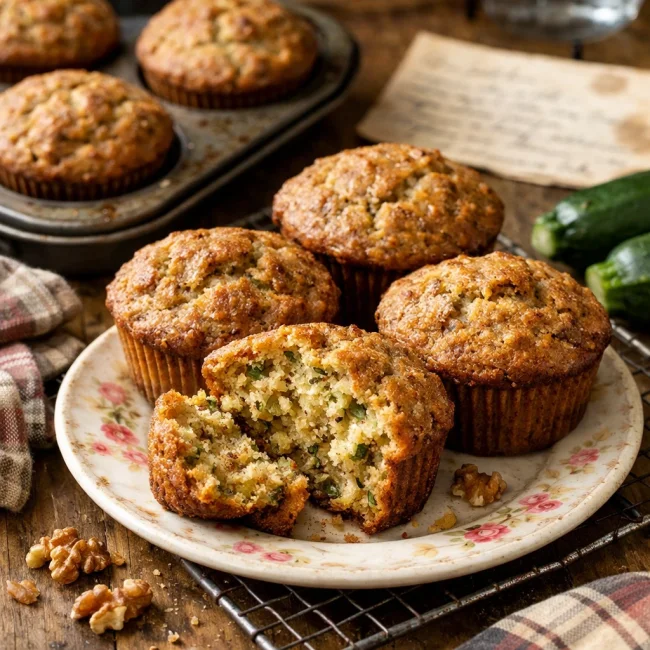Grandma's Zucchini Muffins