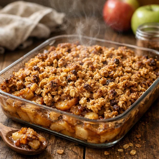 Harvest Spiced Apple Crisp