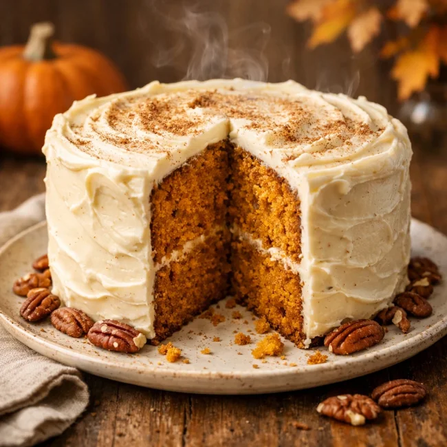 Harvest Spiced Pumpkin Cake