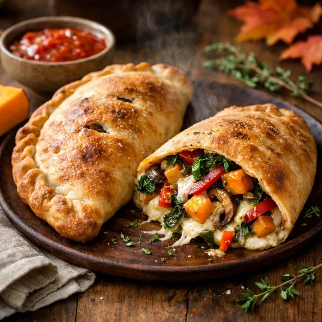 Harvest Veggie Calzone