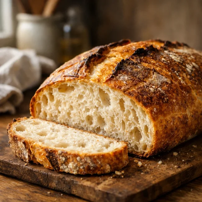 Hearty Artisan White Bread