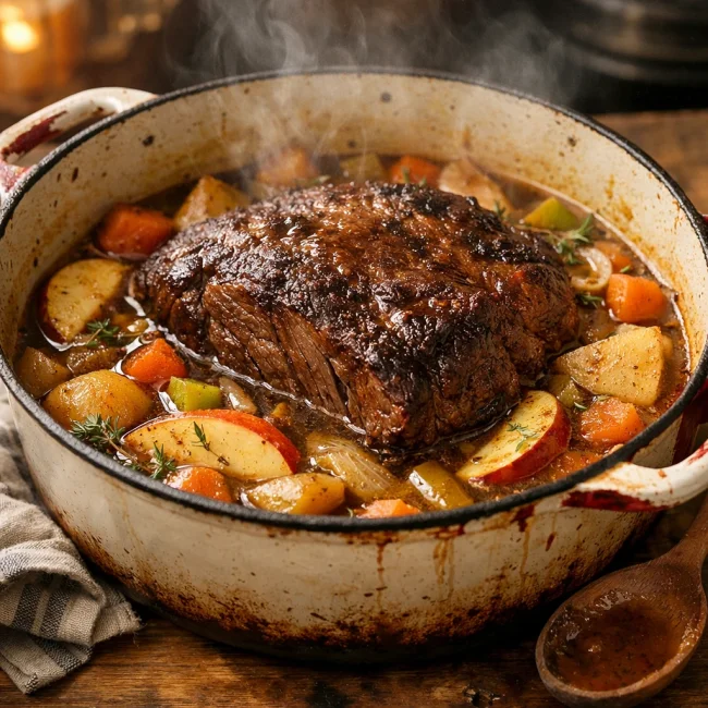 Hearty Autumn Cider Pot Roast