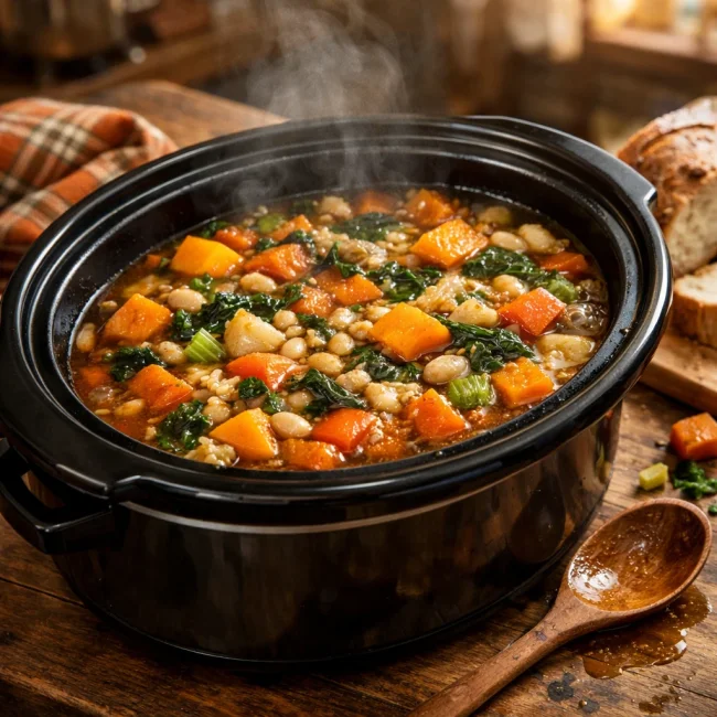Hearty Autumn Crockpot Soup