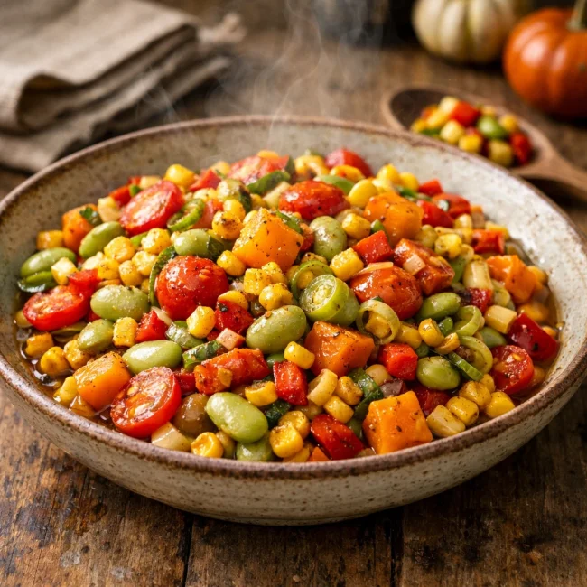 Hearty Autumn Succotash