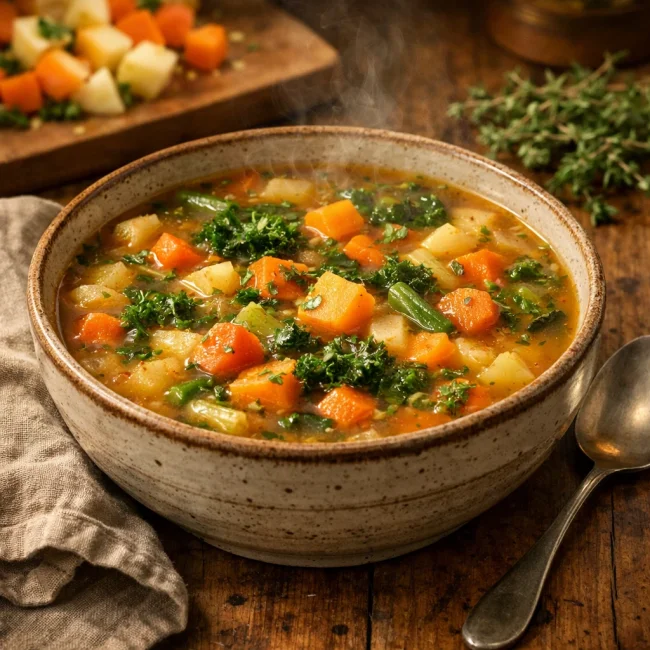 Hearty Autumn Vegetable Soup