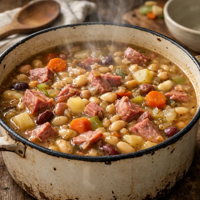 Hearty Bean and Ham Soup