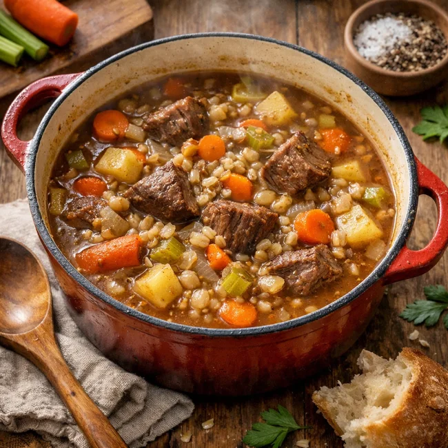 Hearty Beef and Barley Soup