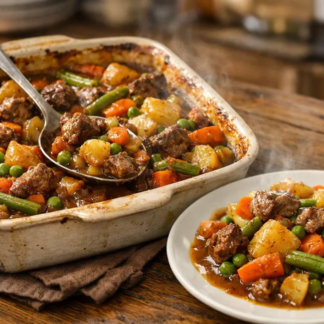 Hearty Beef and Vegetable Casserole