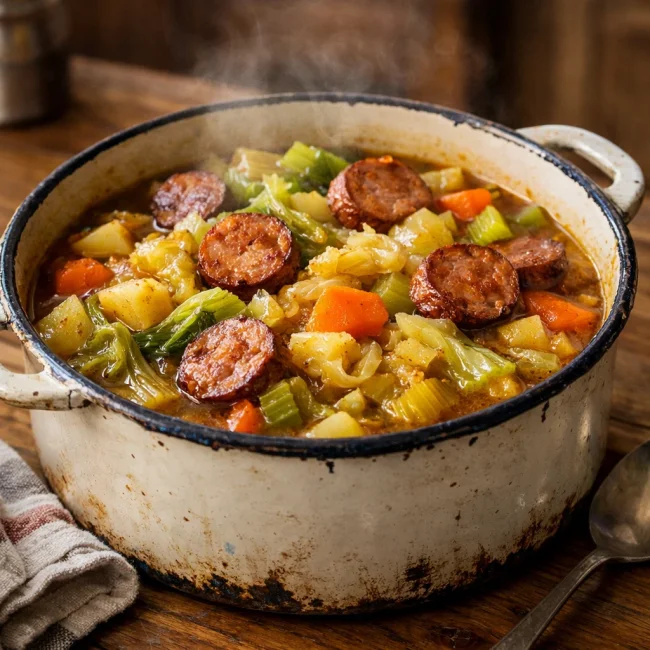Hearty Cabbage and Sausage Stew