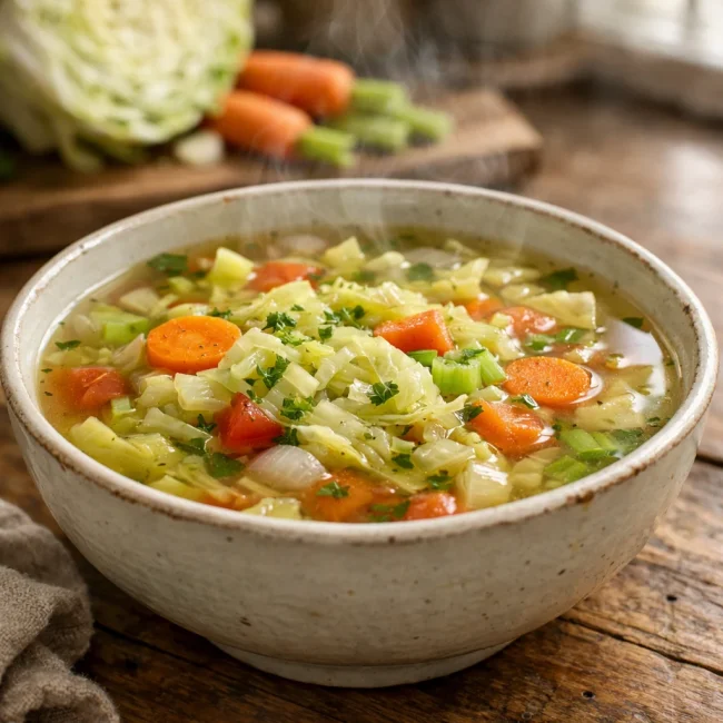 Hearty Cabbage Detox Soup
